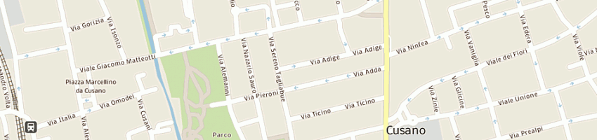 Mappa della impresa cortese gaetano a CUSANO MILANINO