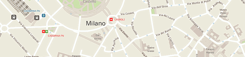 Mappa della impresa lomacci gherardo a MILANO