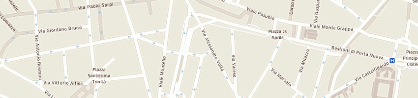 Mappa della impresa voglia di pasta snc di elzbieta kornio e hristina vassileva a MILANO