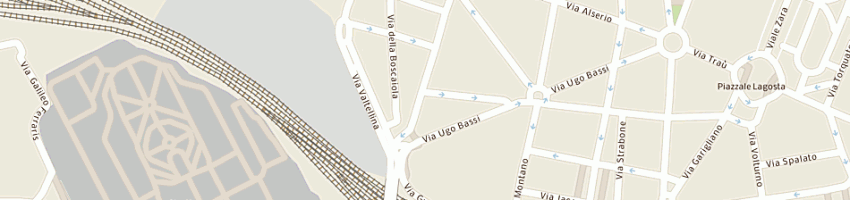Mappa della impresa parcheggio farini srl a MILANO