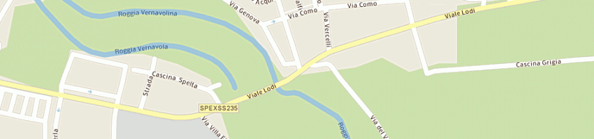 Mappa della impresa secci gianfranco a PAVIA
