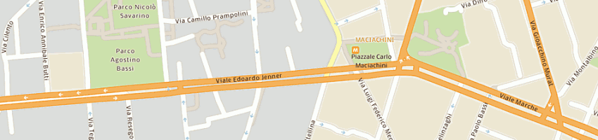Mappa della impresa erre e pi espressioni grafiche (snc) a MILANO