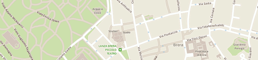 Mappa della impresa amnesty international sezione italiana a MILANO