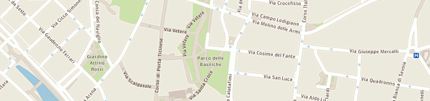 Mappa della impresa danelli marco a MILANO