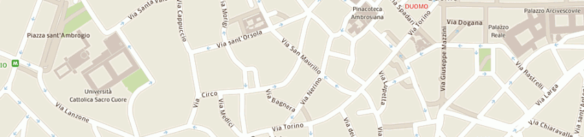 Mappa della impresa sordillo a MILANO