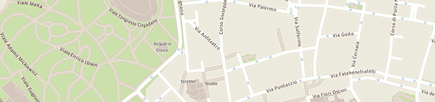 Mappa della impresa arvic metalli srl a MILANO