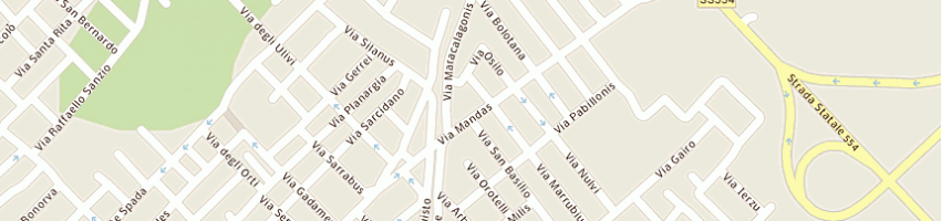 Mappa della impresa pizzeria di pisanu palmira a QUARTUCCIU