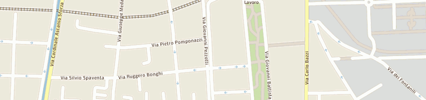 Mappa della impresa mancini gabriella fernanda a MILANO