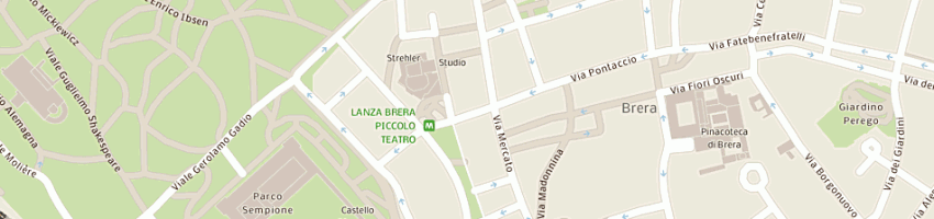 Mappa della impresa gruppo agenti milano assicurazioni a MILANO