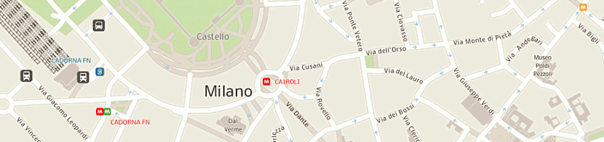 Mappa della impresa una spa a MILANO
