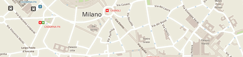 Mappa della impresa forever srl a MILANO