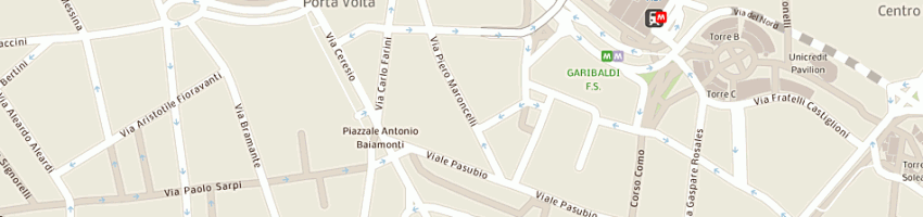Mappa della impresa studio architetto fabrizio arcoini a MILANO