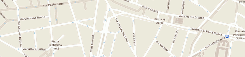 Mappa della impresa ghiaccio di piccaluga giorgio e c sas a MILANO