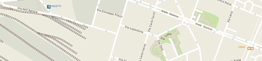 Mappa della impresa lepontina gestioni srl a MILANO
