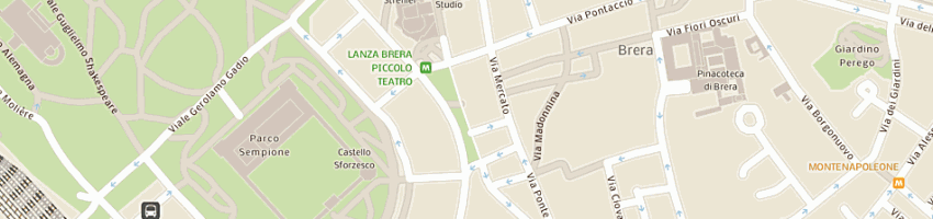 Mappa della impresa barabino e partners a MILANO