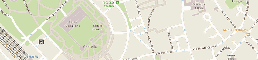 Mappa della impresa societa' siae italiana degli autori ed editori a MILANO