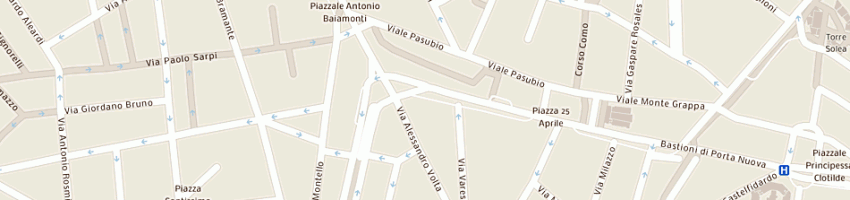 Mappa della impresa minar (srl) a MILANO