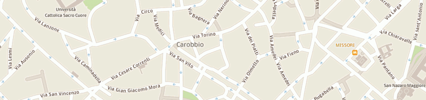 Mappa della impresa studio negri dott bruno a MILANO