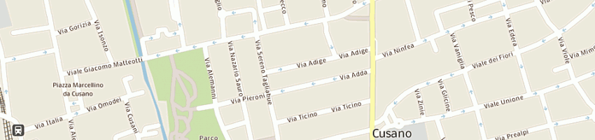 Mappa della impresa raffaele francesco a CUSANO MILANINO
