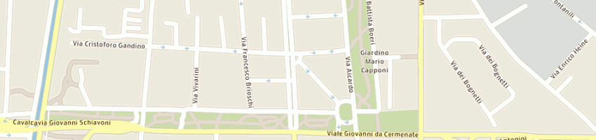 Mappa della impresa donelli silvio a MILANO