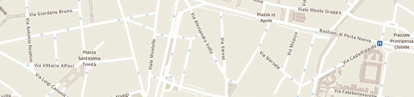 Mappa della impresa taba sas di tarantini angelo e c a MILANO
