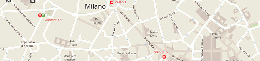 Mappa della impresa cassa dei risparmi di milano e della lombardia spa - carimilo spa a MILANO