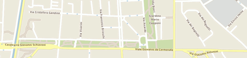 Mappa della impresa turetti martino a MILANO