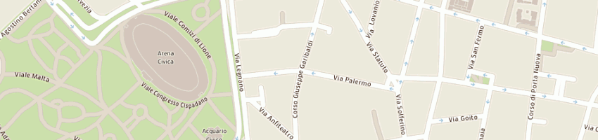 Mappa della impresa zanzucchi valentina a MILANO