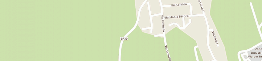 Mappa della impresa barzaghi giuseppe e c (sas) a BRENNA