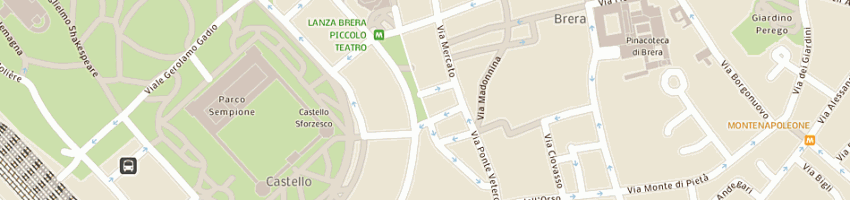 Mappa della impresa mr srl a MILANO