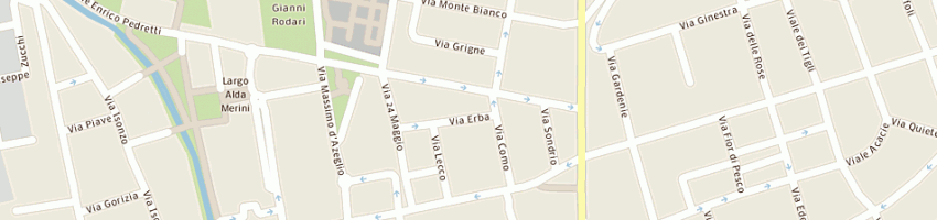 Mappa della impresa moka marin di marin giovanna e c (sas) a CUSANO MILANINO