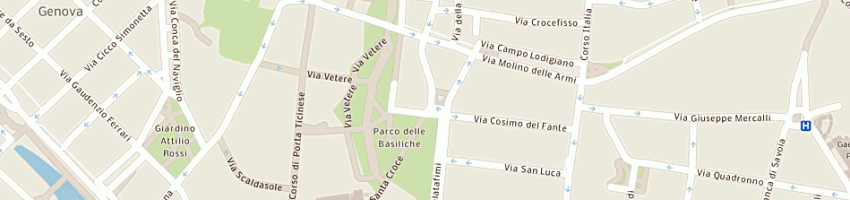 Mappa della impresa alpe di pellegatta paolo e c snc a MILANO