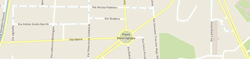 Mappa della impresa mafer - ferri d m ferri e c snc a MILANO