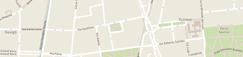 Mappa della impresa oratorio gentilino a MILANO
