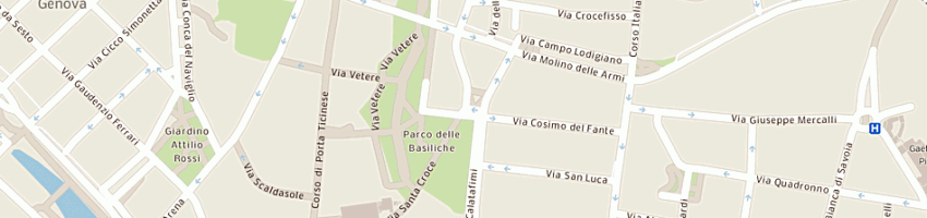 Mappa della impresa mediafilm network srl a MILANO