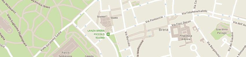 Mappa della impresa moonlight srl a MILANO