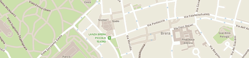 Mappa della impresa atribu di roberta faletti e c snc a MILANO