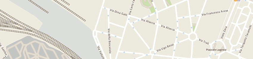 Mappa della impresa dynaware srl a MILANO