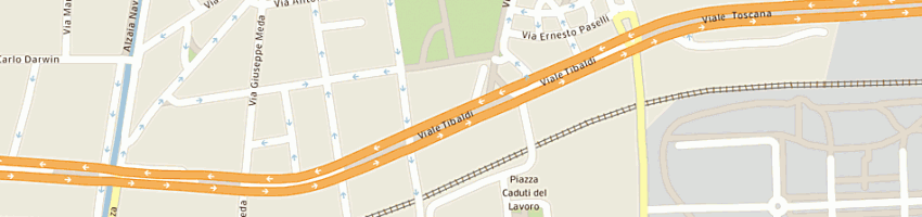 Mappa della impresa smafin srl a MILANO