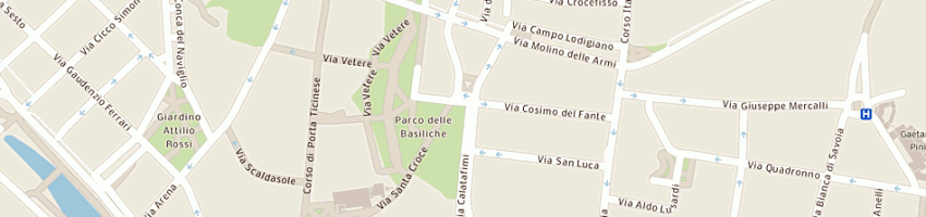 Mappa della impresa ceriani sebregondi maria a MILANO