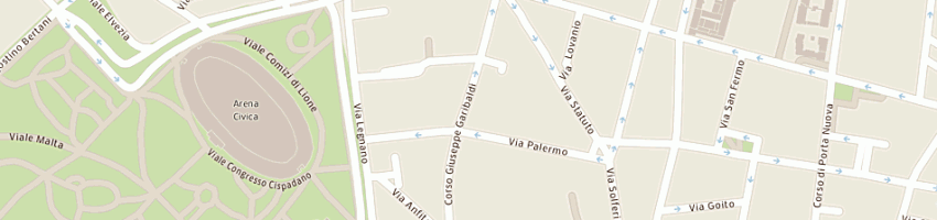 Mappa della impresa studio odontoiatrico ass to prof dott garattini e bazzini snc a MILANO