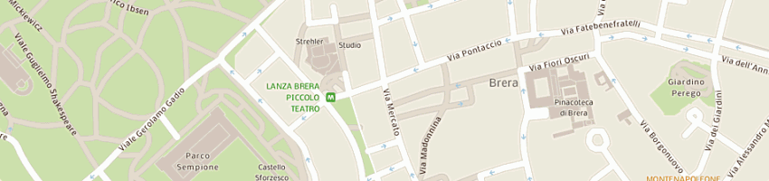 Mappa della impresa gesto editore srl a MILANO
