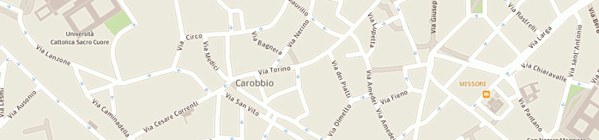 Mappa della impresa la valle sas di farci franco e c a MILANO