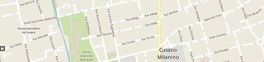 Mappa della impresa franciosi carlo a CUSANO MILANINO
