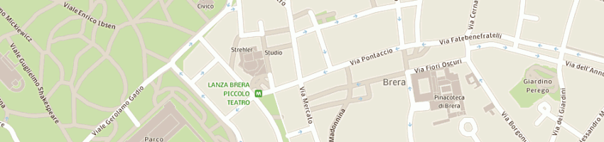 Mappa della impresa fondazione adolfo pini a MILANO