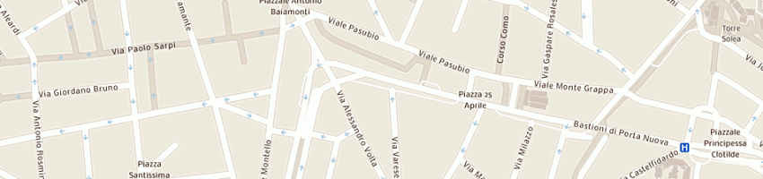 Mappa della impresa immobiliare clemg (srl) a MILANO