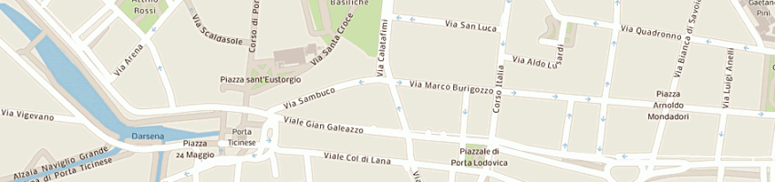 Mappa della impresa htp promotion srl a MILANO