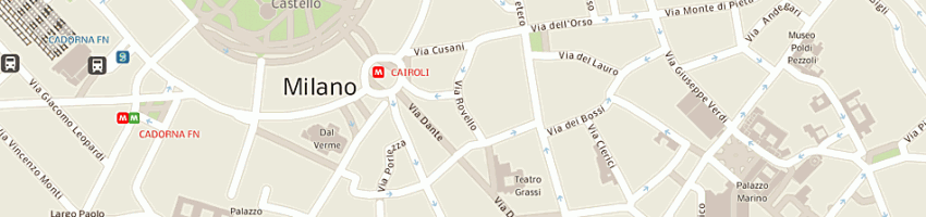 Mappa della impresa toffoletto e soci studio legale a MILANO