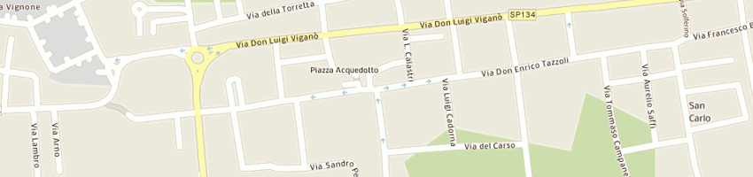 Mappa della impresa mariani carlo a CESANO MADERNO
