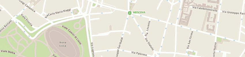 Mappa della impresa olda tre srl a MILANO